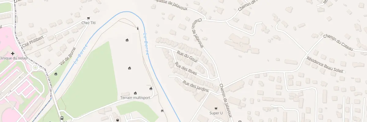 Plan du 13 Rue du Gour à Aiguilhe