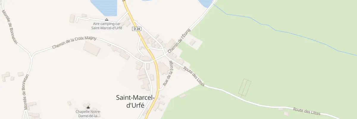 Plan du 5 Rte des Littes à Saint-Marcel-d’Urfé