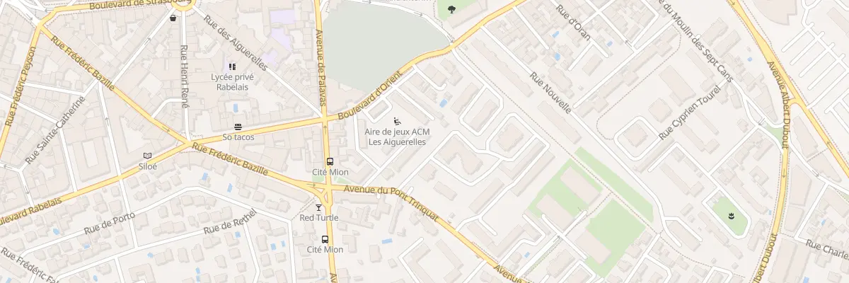 Plan du 73 Av du Pont Trinquat à Montpellier