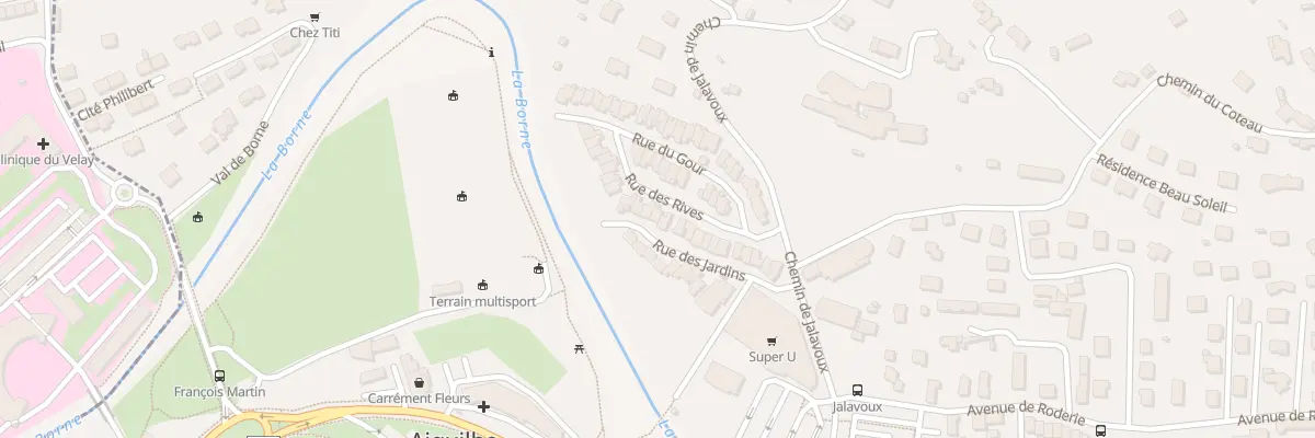 Plan du 21 Rue des Rives à Aiguilhe