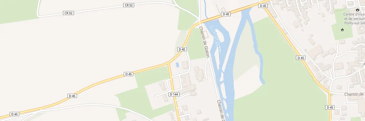 Plan du 1 Rte de Lichères à Poilly-sur-Serein