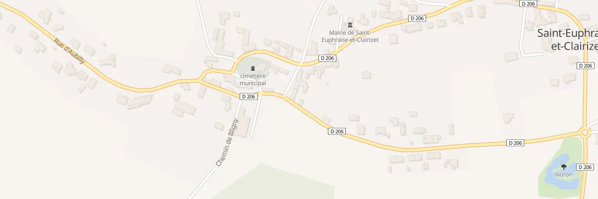 Plan du 24 Rue de la Gare à Saint-Euphraise-et-Clairizet