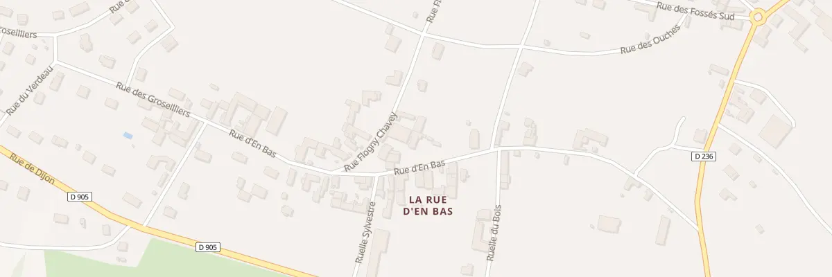 Plan du 21 Rue d’En Bas à Flogny-la-Chapelle