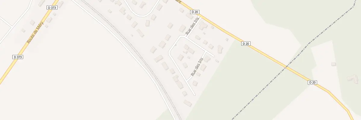 Plan du 20 Rue des Iris à Mesgrigny