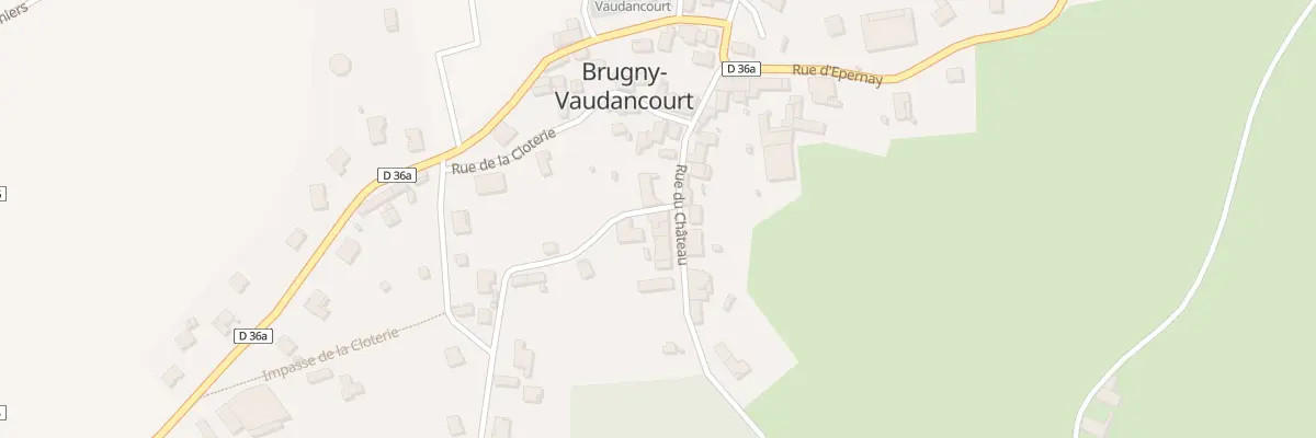 Plan du 8 Rue du Château à Brugny-Vaudancourt