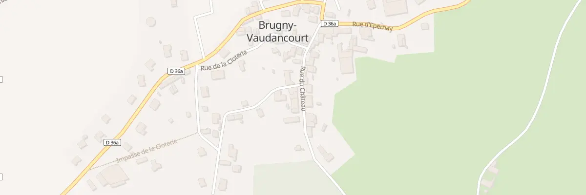 Plan du 10 Rue du Château à Brugny-Vaudancourt