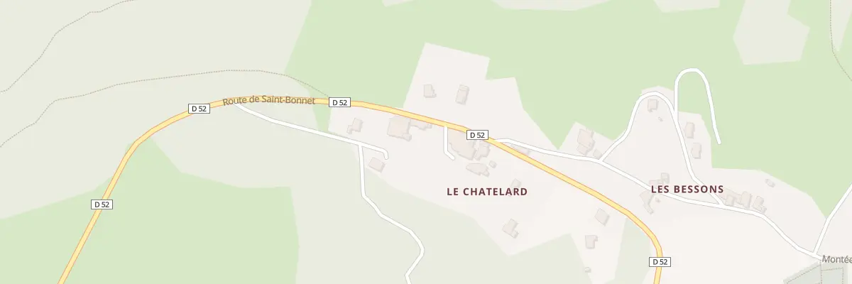 Plan du 641 Rte de Saint Bonnet à Ambierle