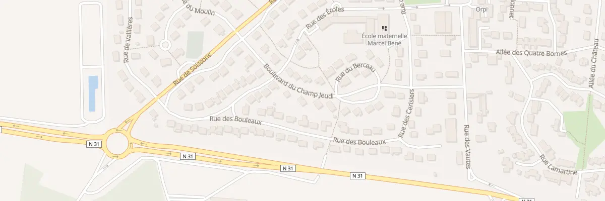 Plan du 13 Bd du Champ Jeudi à Muizon