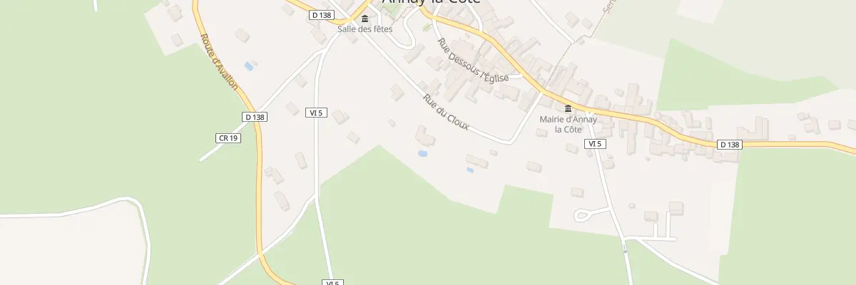 Plan du 11 Rue du Cloux à Annay-la-Côte