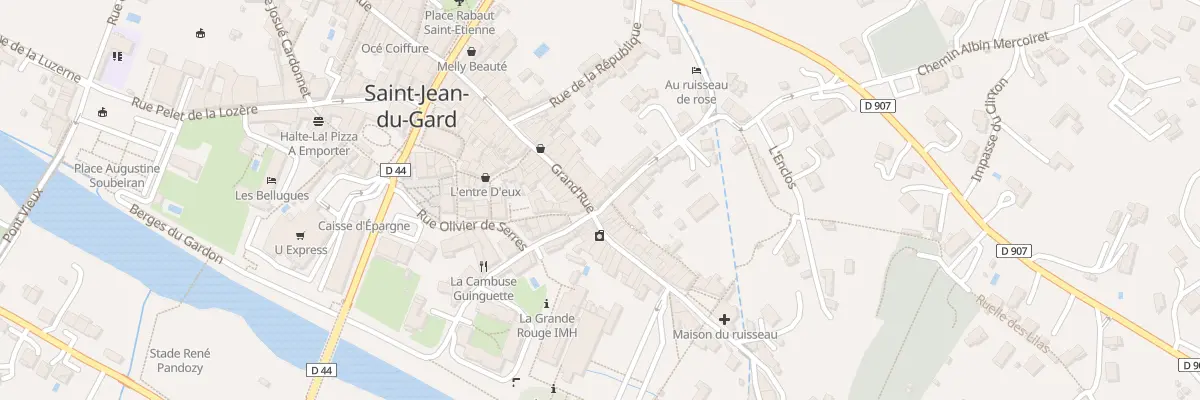 Plan du 1 Rue Gen Lafont à Saint-Jean-du-Gard