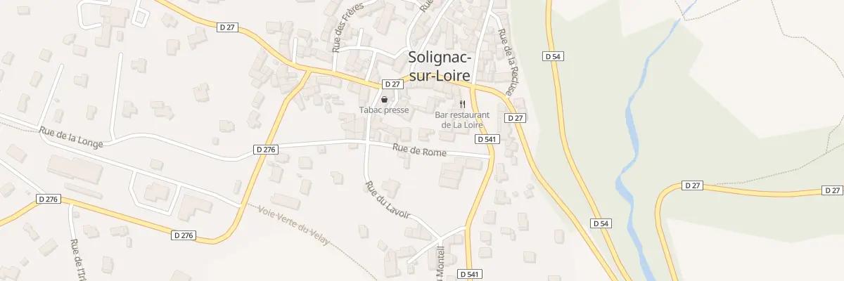Plan du 2 Rue de Rome à Solignac-sur-Loire
