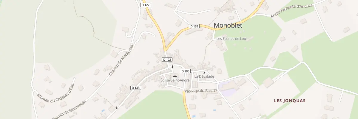 Plan du 7 Pla des Magnans à Monoblet