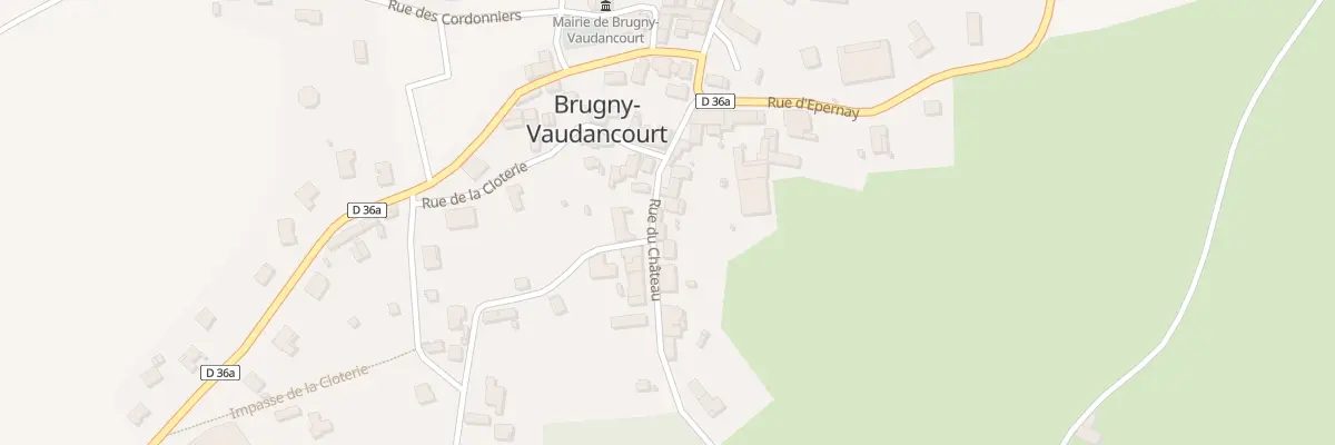 Plan du 9 Rue du Château à Brugny-Vaudancourt