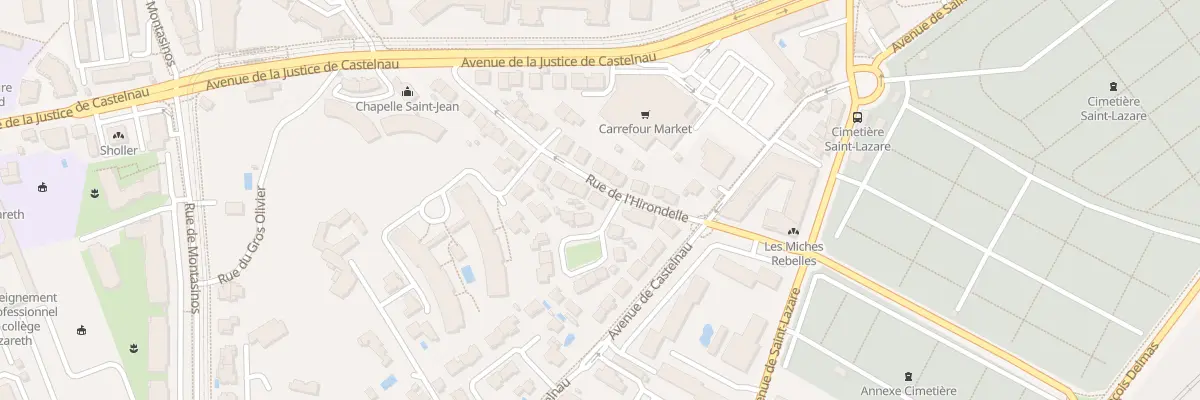 Plan du 5 Rue de l’Hirondelle à Montpellier