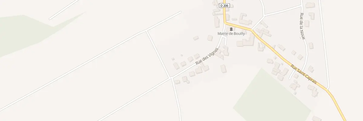 Plan du 10 Rue des Vignes à Bouilly