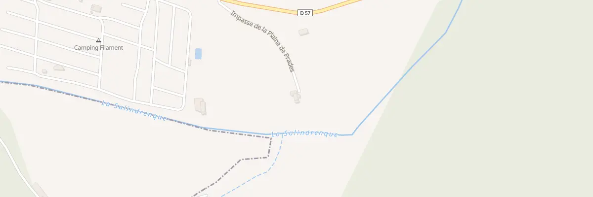 Plan du 5153 Plaine de Prades à Thoiras-Corbès