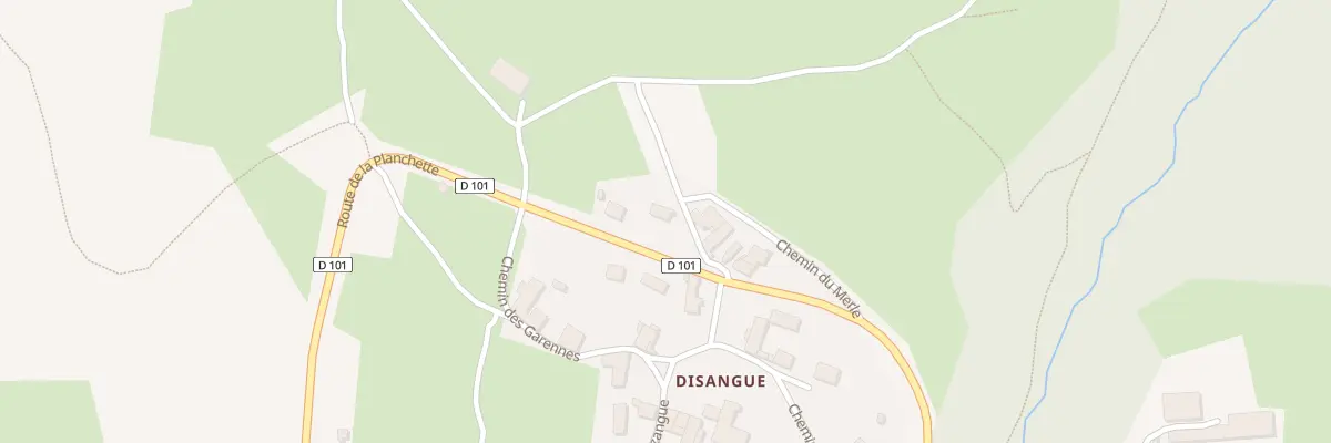 Plan du 450 Rte de la Planchette à Sauvain