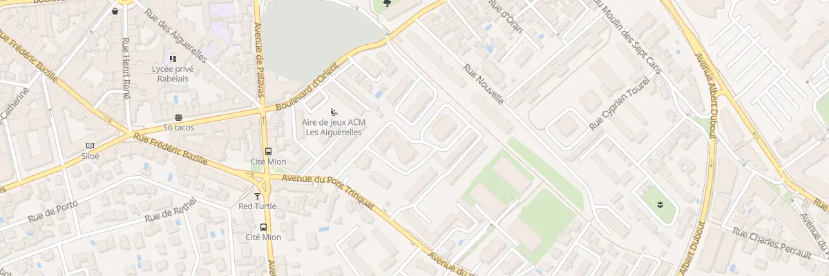 Plan du 75 Av du Pont Trinquat à Montpellier