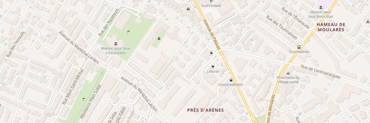 Plan du 622 Rue de Centrayrargues à Baillargues