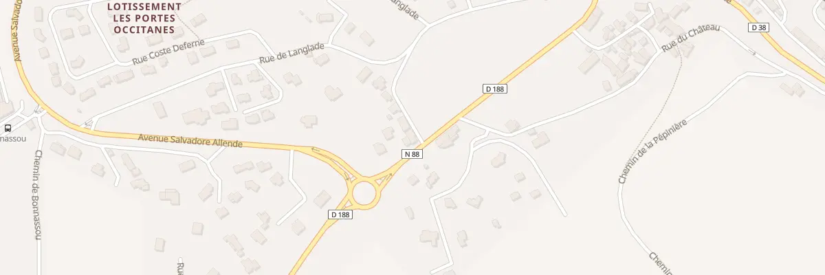 Plan du 82 Av Baptiste Marcet au Puy-en-Velay