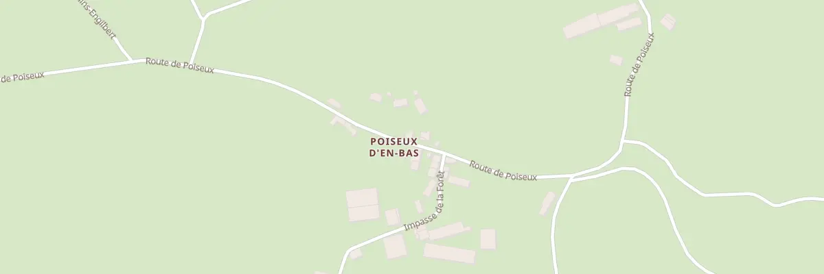 Plan du 2444 Rte de Poiseaux à Saint-Léger-de-Fougeret