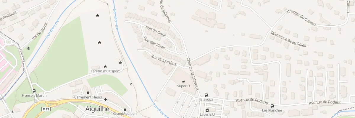 Plan du 1 Rue des Rives à Aiguilhe