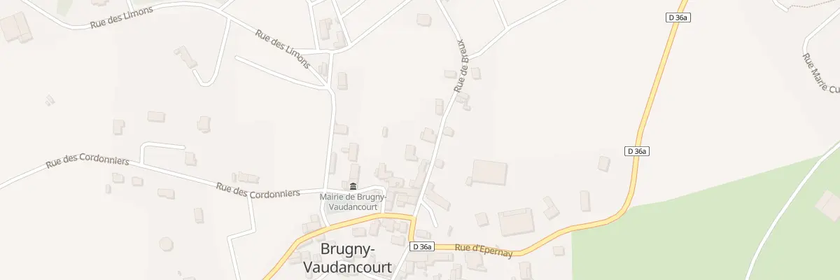 Plan du 3 Rue de Breux à Brugny-Vaudancourt