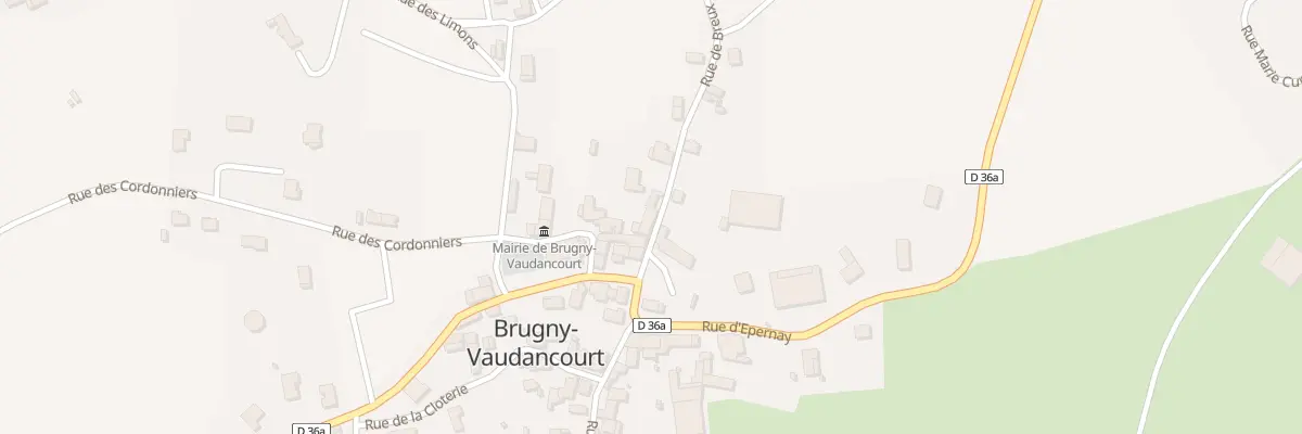 Plan du 1 Rue de Breux à Brugny-Vaudancourt