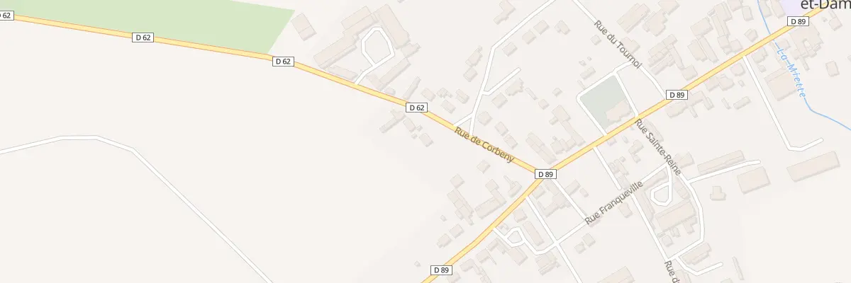 Plan du 3 Rue de Corbeny à Juvincourt-et-Damary