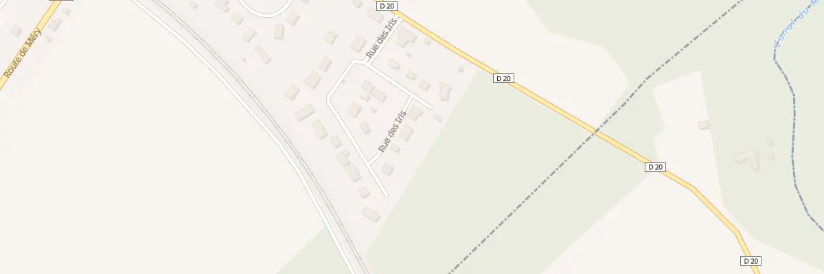 Plan du 12 Rue des Iris à Mesgrigny