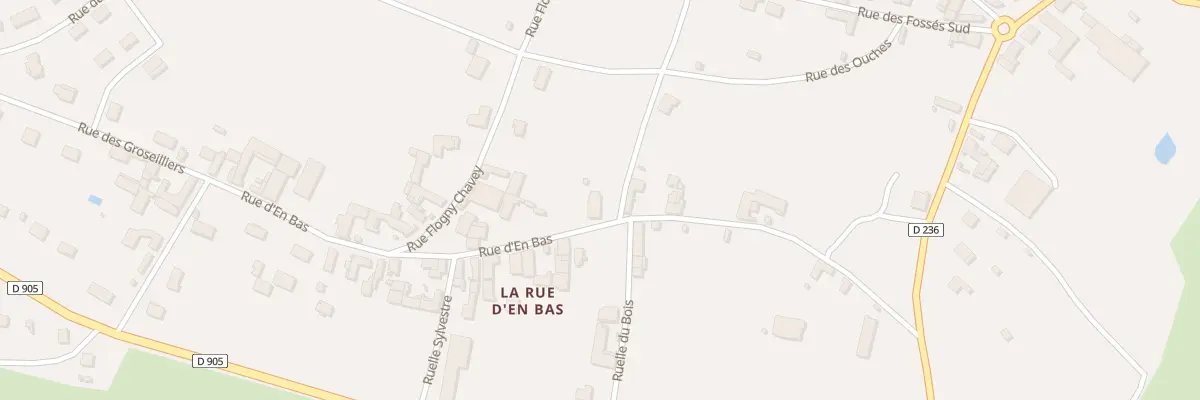 Plan du 25 Rue d’En Bas à Flogny-la-Chapelle
