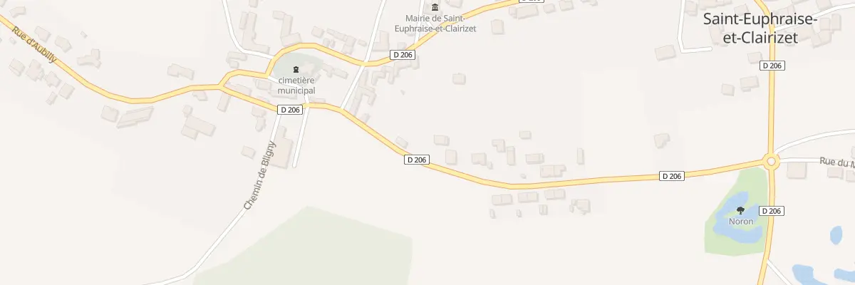 Plan du 20B Rue de la Gare à Saint-Euphraise-et-Clairizet