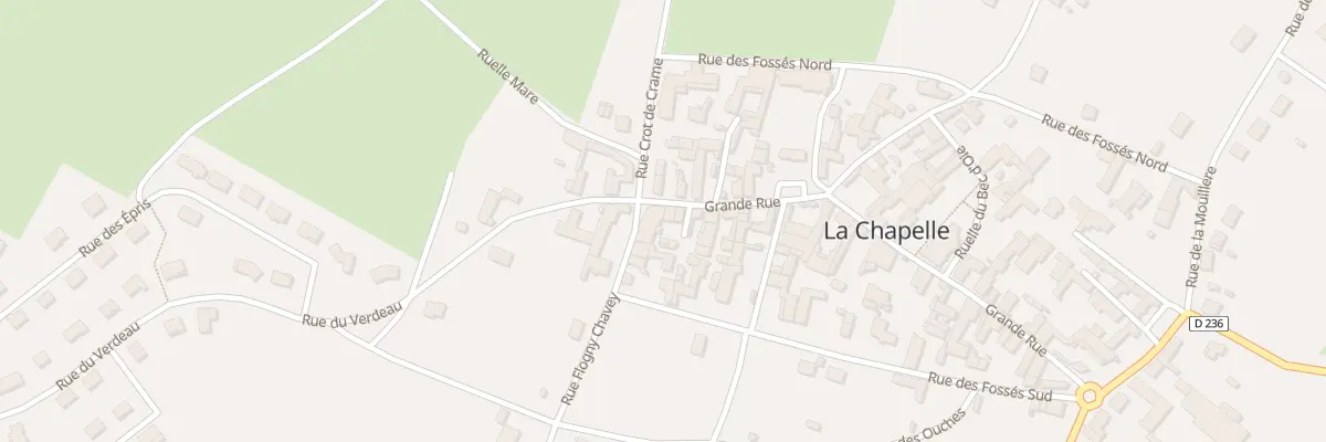 Plan du 4 Gr Grande Rue à Flogny-la-Chapelle
