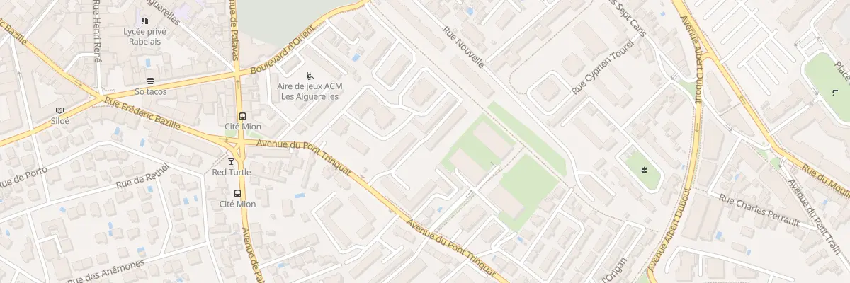 Plan du 151 Av du Pont Trinquat à Montpellier