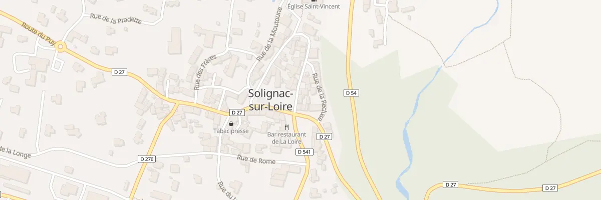 Plan du 2 Rue de la Renardanche à Solignac-sur-Loire