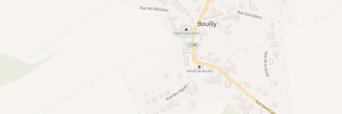 Plan du 3 Rue de l’Eglise à Bouilly