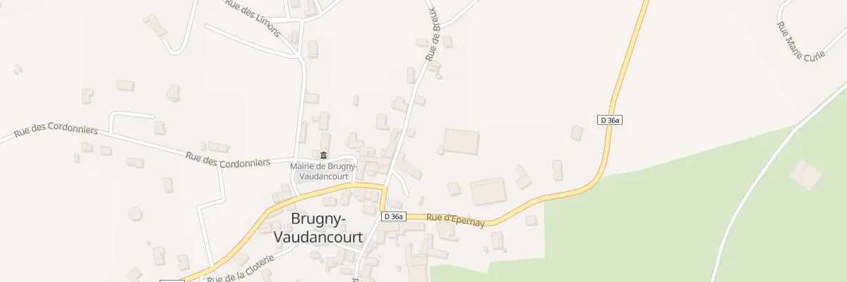 Plan du 2 Rue de Breux à Brugny-Vaudancourt