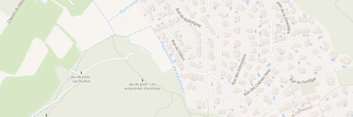 Plan du 13 Rue du Vallon à Clapiers