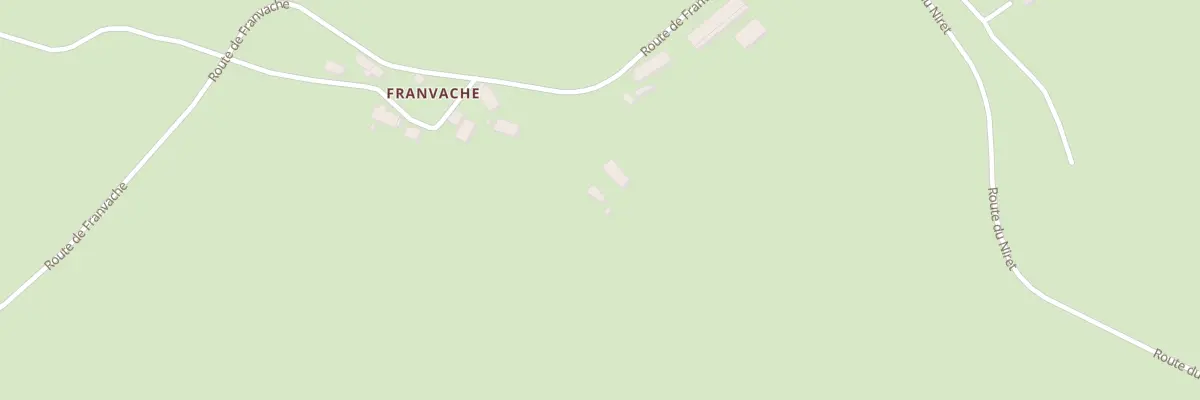 Plan du 197 Franvache à Préporché