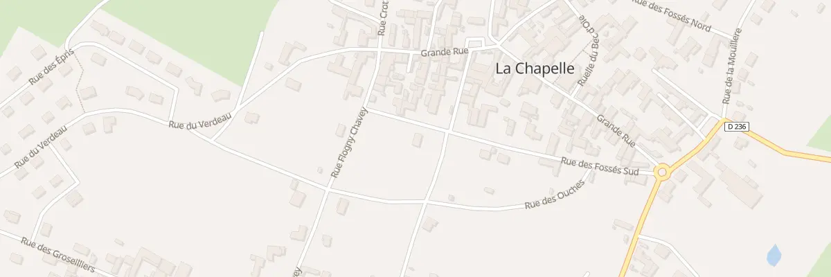 Plan du 6 Rue des Fosses Sud à Flogny-la-Chapelle