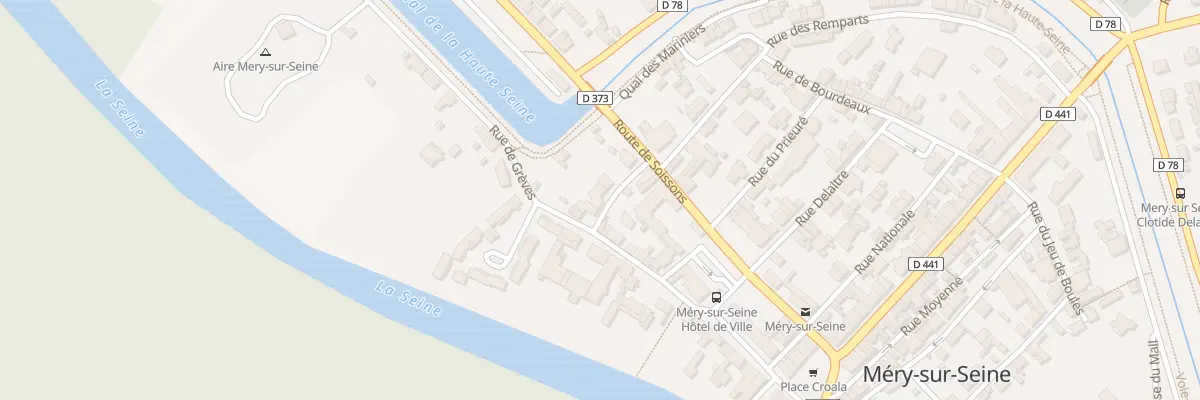 Plan du 5 Rue des Orfevres à Méry-sur-Seine