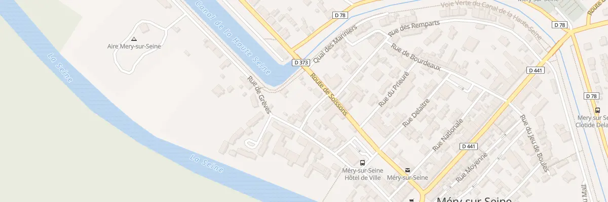 Plan du 7 Rue des Orfevres à Méry-sur-Seine