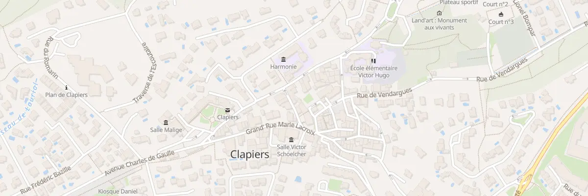 Plan du 4 Rue Paul Bonnefoi à Clapiers