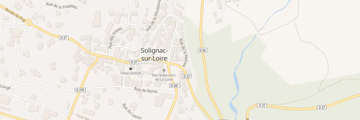 Plan du 8 Rue de la Loire à Solignac-sur-Loire
