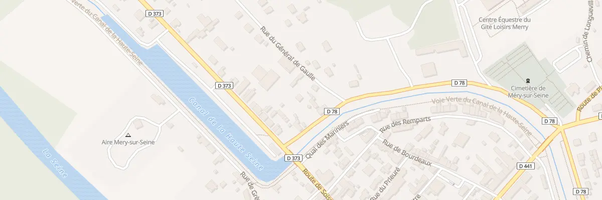 Plan du 5 Rue du General de Gaulle à Méry-sur-Seine