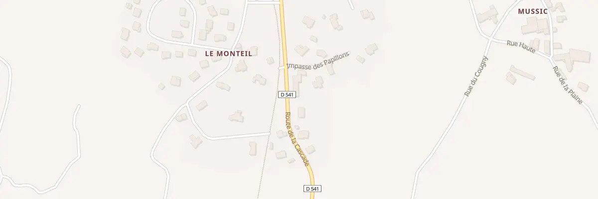 Plan du 43B Rte de la Cascade à Solignac-sur-Loire
