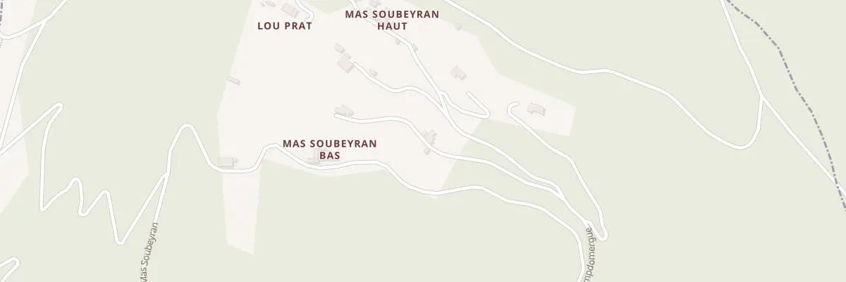 Plan du 5238 Le Mas Soubeyran à Saint-Michel-de-Dèze