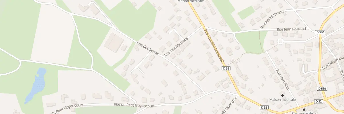 Plan du 13 Rue des Myosotis à Cormicy