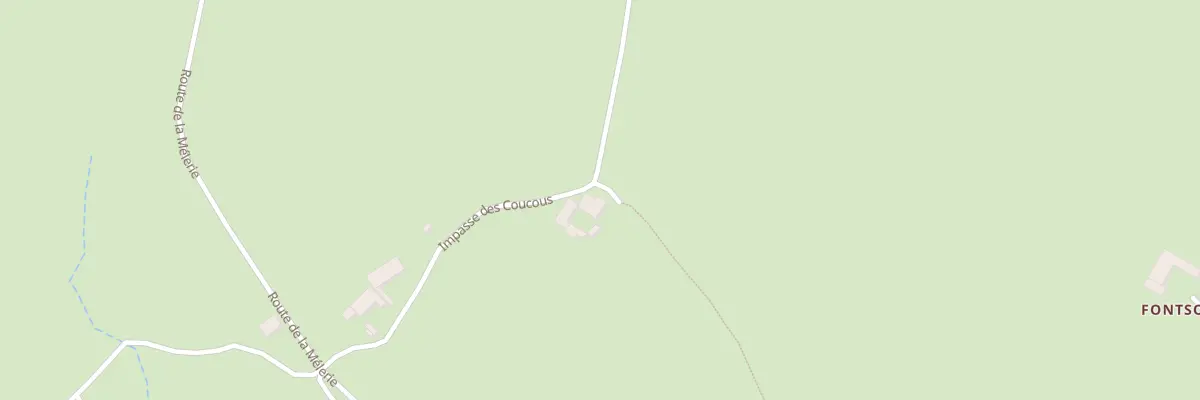 Plan du 292 Imp des Coucous à Cremeaux