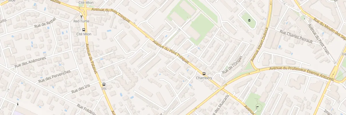 Plan du 308 Av du Pont Trinquat à Montpellier